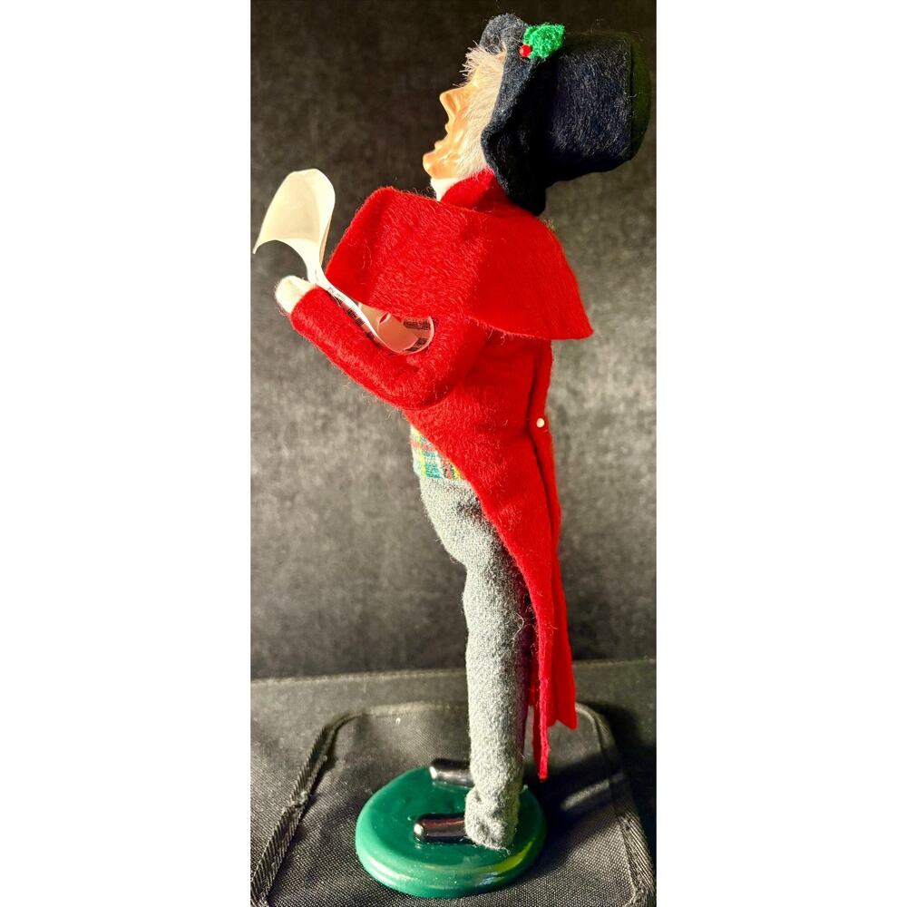 Byers Choice The Carolers Grandfather In Red 126R #36 of 100 Signed & Dated 1996 - Picture 4 of 10
